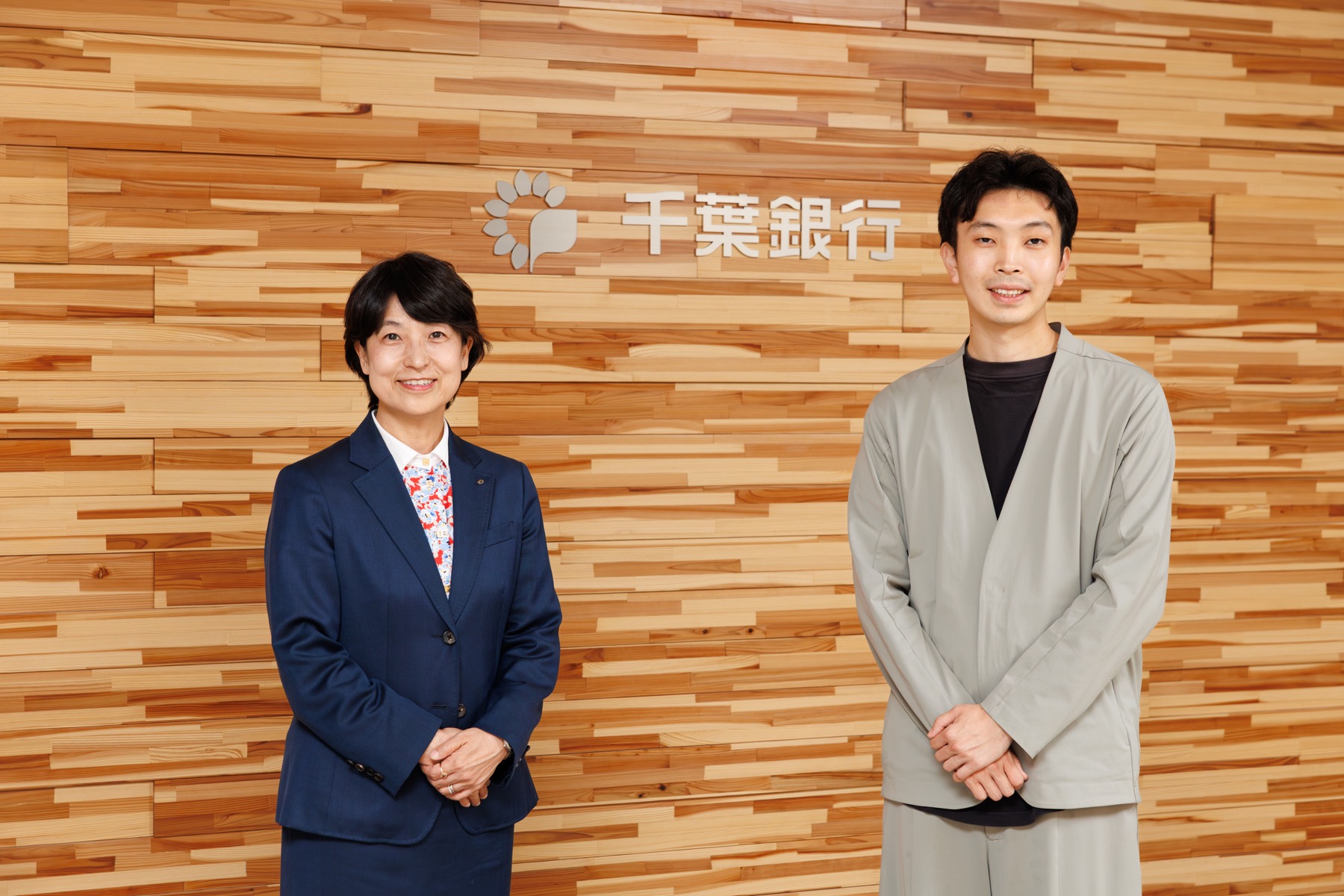 千葉銀行の淡路睦とClassroom Adventure代表取締役の今井善太郎
